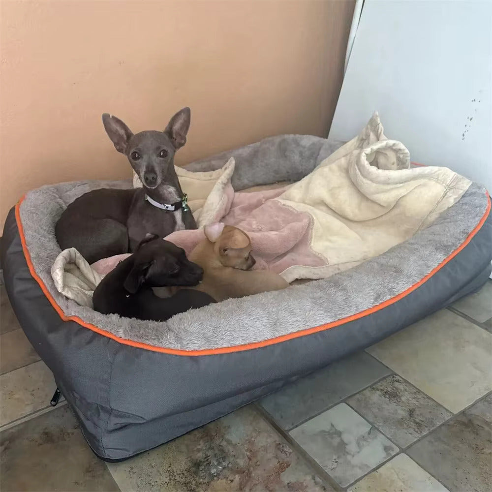 Memory Foam Jumbo Dog Bed With Removable Cover
