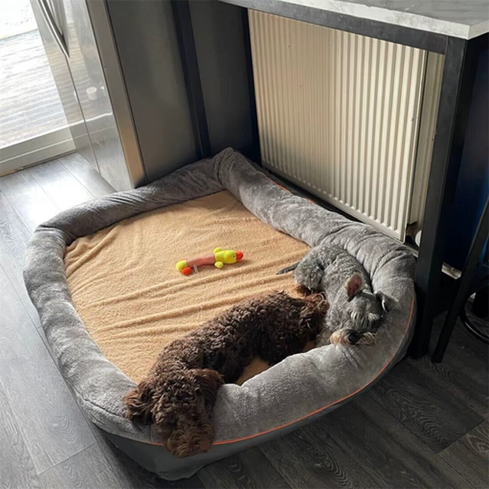 Memory Foam Jumbo Dog Bed With Removable Cover